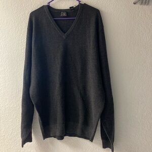 Jos A Bank signature collection XL Charcoal Wool sweater